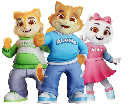 Along, Angah & Achik — ASNB's mascot family